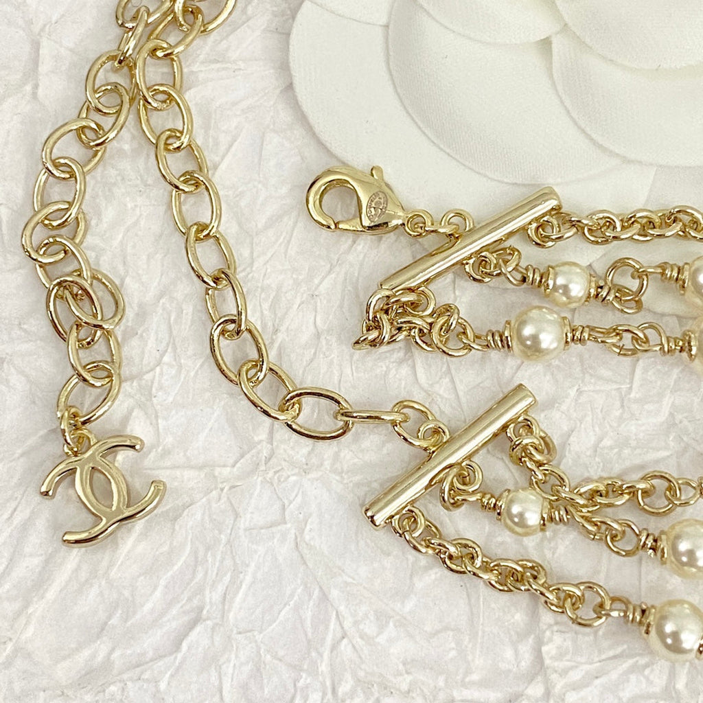 18K  Chanel Camellia Choker Necklace