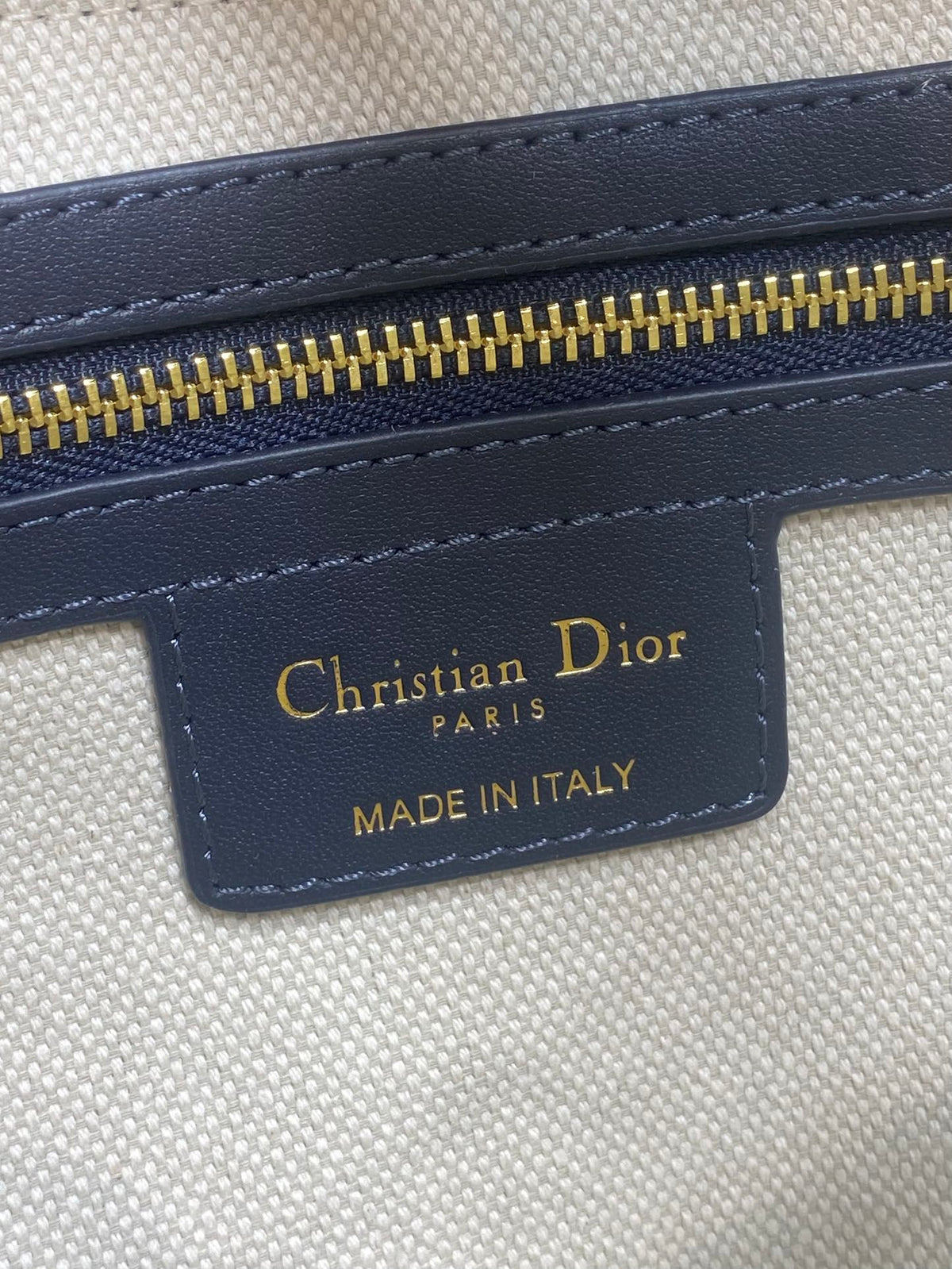 DIOR 25S MINI SOFT SADDLE BAG 19 IN BLUE DIOR OBLIQUE JACQUARD AND SMOOTH CALFSKIN