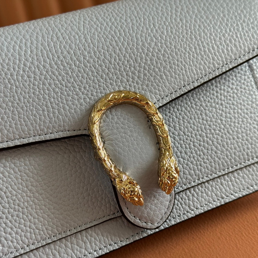 GUCCI 25S DIONYSUS WALLET ON CHAIN 20 IN LIGHT BLUE CALFSKIN