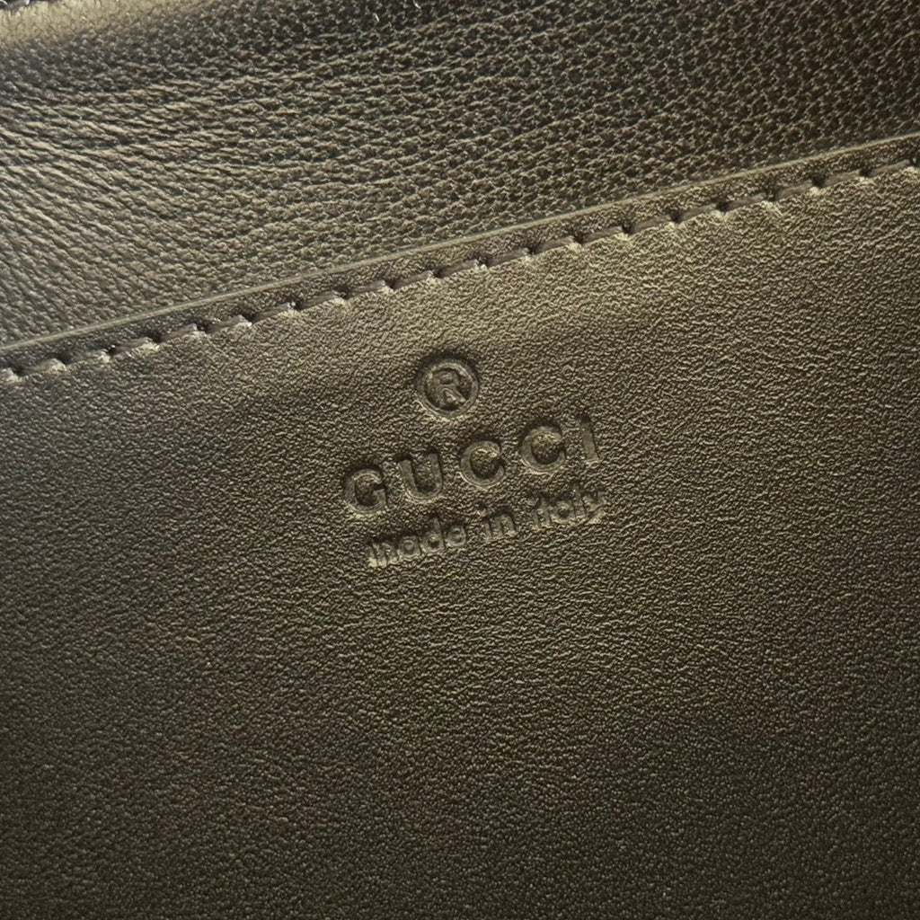 GUCCI 26S SIENA TOP HANDLE BAG 19 IN BLACK CALFSKIN