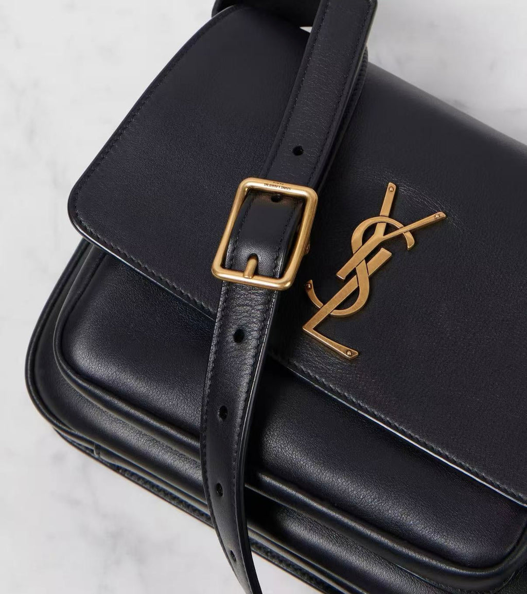 YSL 25S NIKI BABY 22 IN BLACK CALFSKIN GOLD HARDWARE